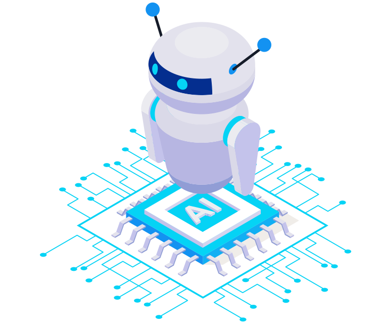 Интерфейс чат-бота PushAI на экране устройства